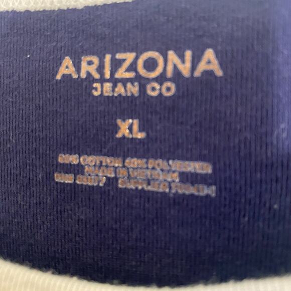 Women’s, Arizona Jean Co, Navy Blue, Hampton Leisure Club  Crop Top, Size: XL - Picture 3 of 3